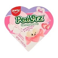 Amos Peelerz Gummy Hearts, 1.76 oz