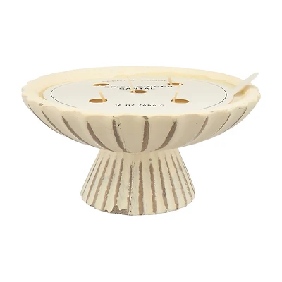Ceramic Bowl Shaped Scented Candle, 16 oz