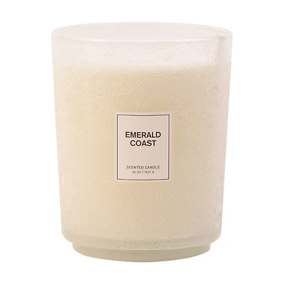 Emerald Coast Scented Candle in Glass Jar, 36 oz