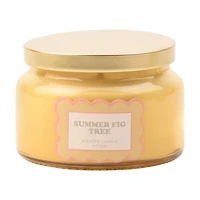 Summer Fig Tree Scented Candle in Glass Jar with Lid, 9 oz