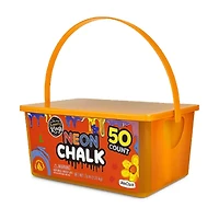 Compound King Neon Sidewalk Chalk, 50 ct