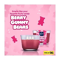 Glade 3-Wick Scented Candle Jar, Berry Gummy Bears Scent, 6.8 oz