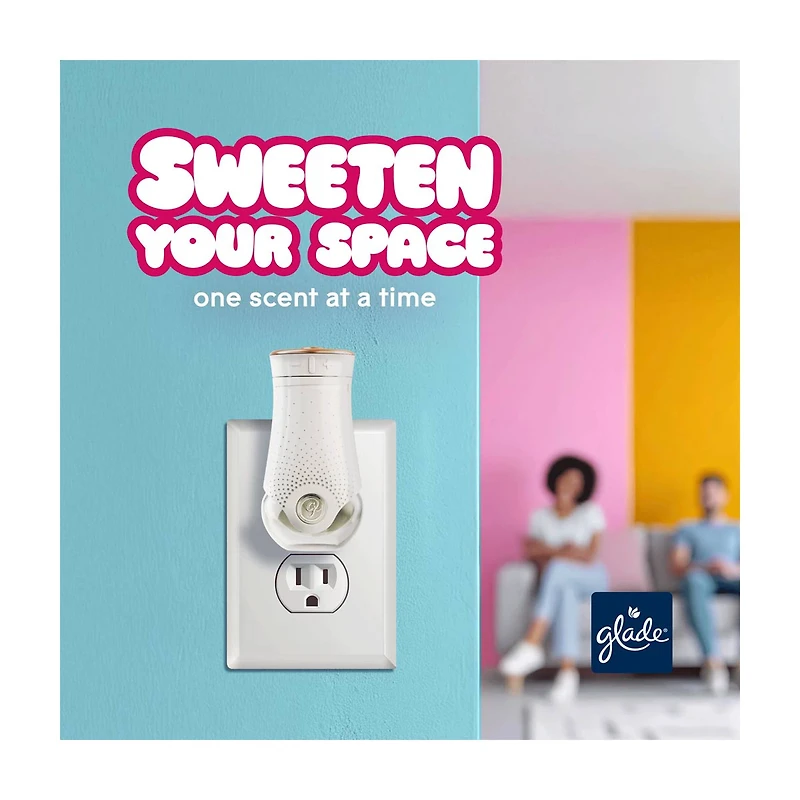 Glade PlugIns Scented Air Freshener Refills, Berry Gummy Bears Scent, 2 ct