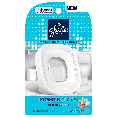Glade® Small Room Freshener Starter Kit, Sea Waves, 1 Device + 1 Refill, 0.25 fl
