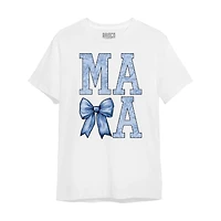 Mother's Day Mama Bow Woman's T-Shirt, Medium