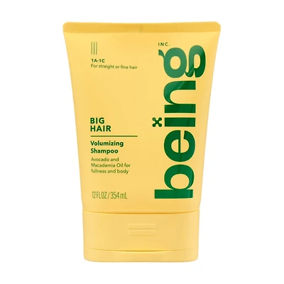 Being Big Hair Volumizing Shampoo, Avocado and Macadamia Oil, 12 fl oz