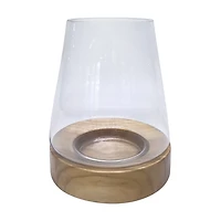 Glass Hurricane Candle Holder, Small