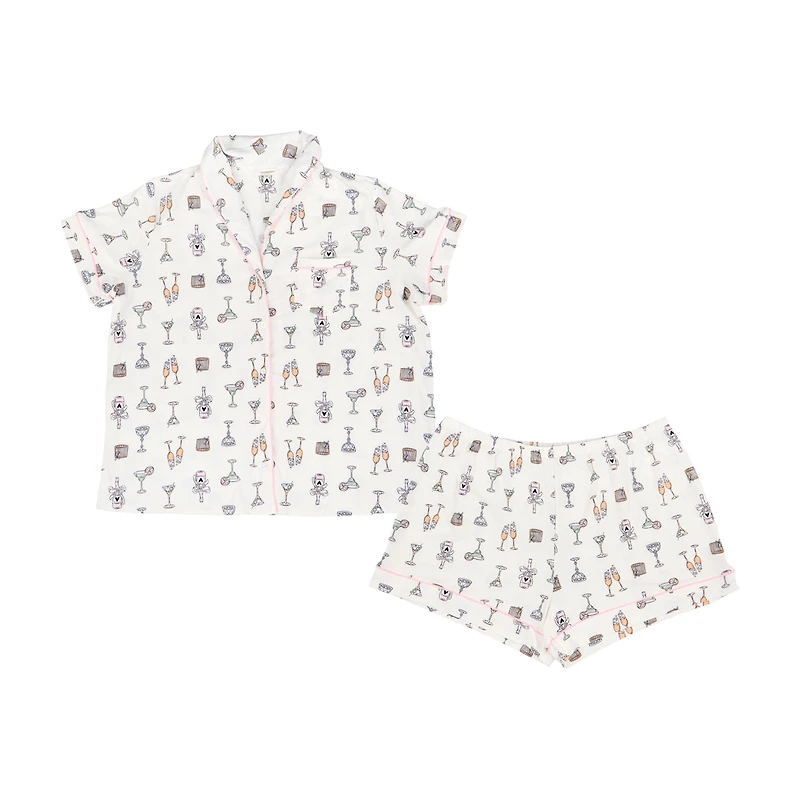Summer Cheers Notch Pajama Set