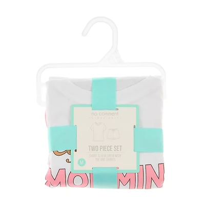 "Coffee First, Momming Later" T-Shirt Shorts PJ Set, Medium