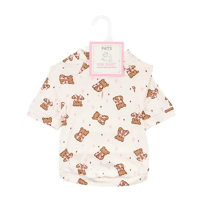 No Comment Pajama Bear Dog Shirt