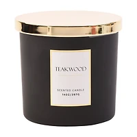 2026 Father's Day Teakwood Scented Candle with Lid, 14 oz