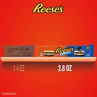 REESE'S OREO Milk Chocolate and White Creme King Size Peanut Butter Cups, Candy Pack, 2.8 oz