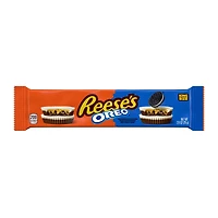 REESE'S OREO Milk Chocolate and White Creme King Size Peanut Butter Cups, Candy Pack, 2.8 oz