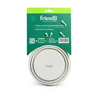 Friendli Plastic Collapsible Bowl, 12oz