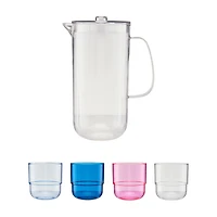 5pc Plastic Pitcher Set, 100 oz