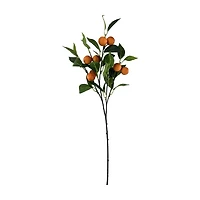 Artificial Tangerine Branch Stem, 23 in