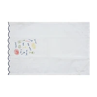 Scalloped Embroidered Cotton Kitchen Towel Set, 16x26 in, 2 pk