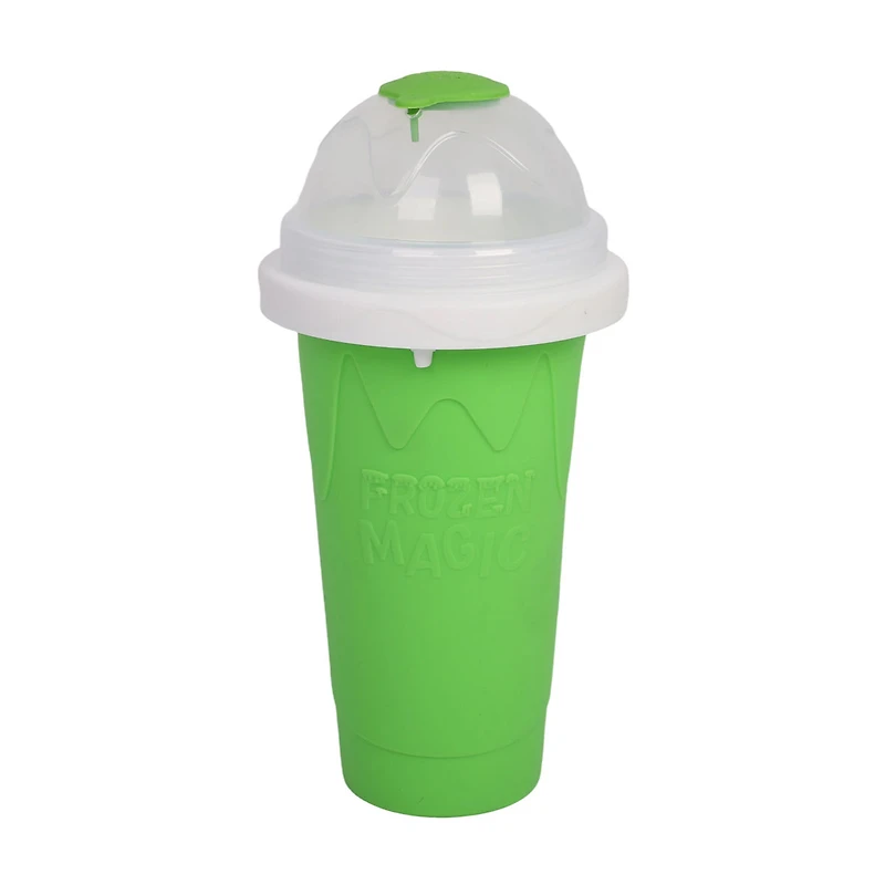 Summer Vacay Vibes Clear, Green and White Slushie Cup, 12 fl oz
