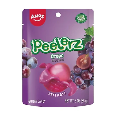Amos Peelerz Gummies Grape, 3 oz