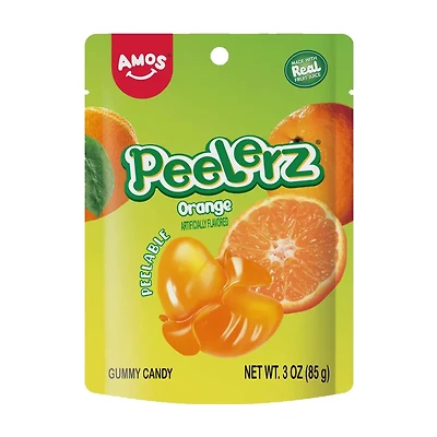 Amos Peelerz Gummies Orange, 3 oz