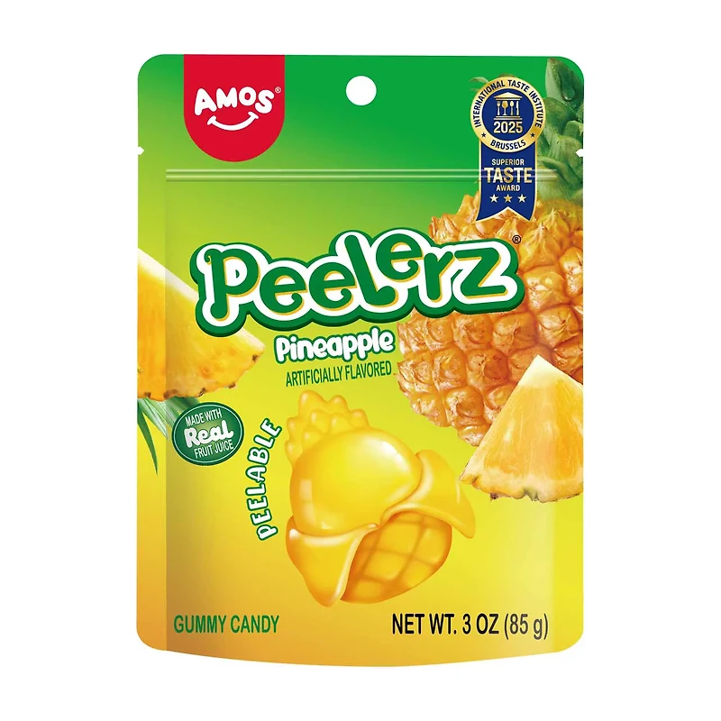 Amos Peelerz Gummies Pineapple, 3 oz