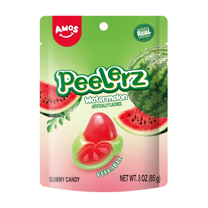 Amos Peelerz Gummies Watermelon, 3 oz