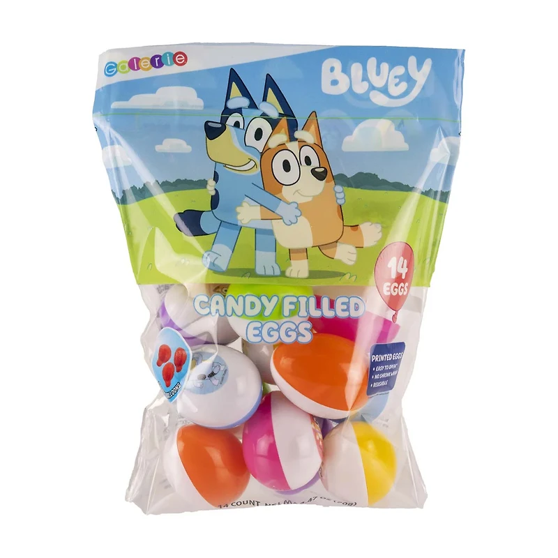 Galerie Bluey Candy Filled Eggs, 14 ct