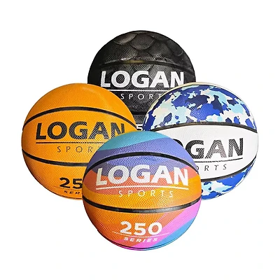 Logan Sport 250 Series Official Size Basketball, Assorted Patterns