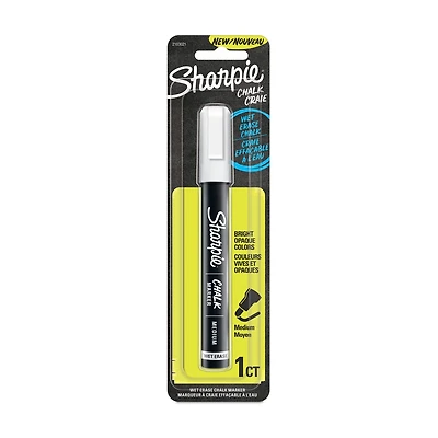 Sharpie Chalk Marker, Wet Erase Markers, White