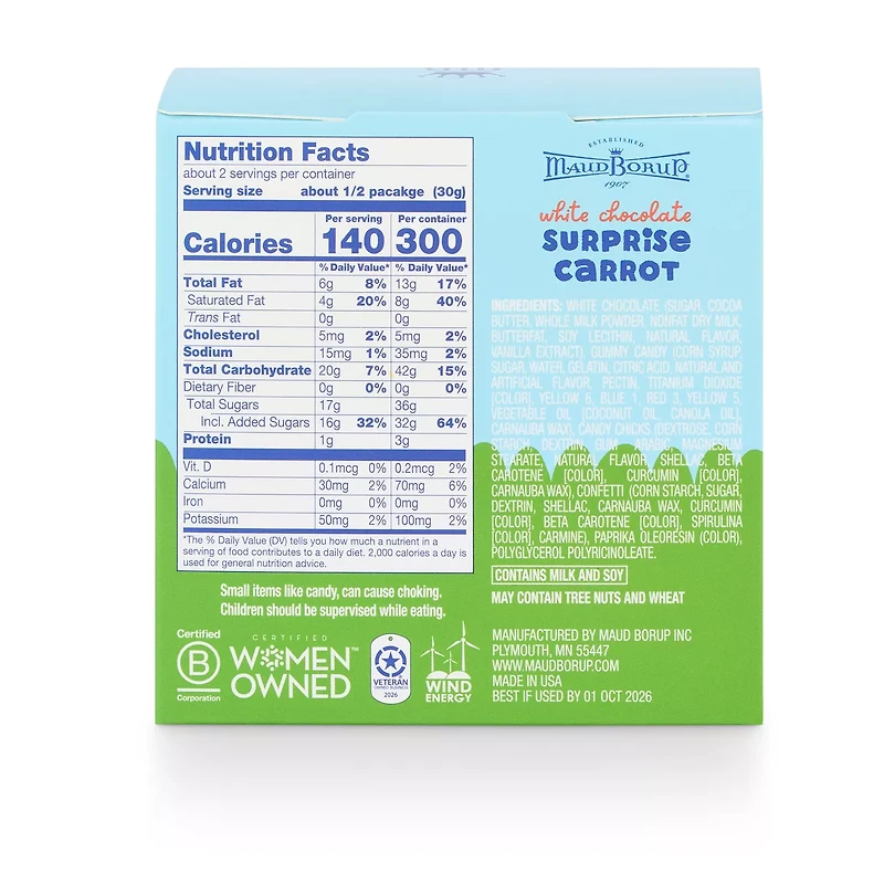 White Chocolate Breakable Carrot