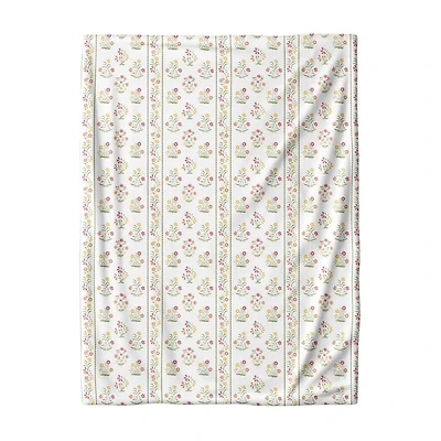 Devon Floral Printed Plush Throw, 50x60 in
