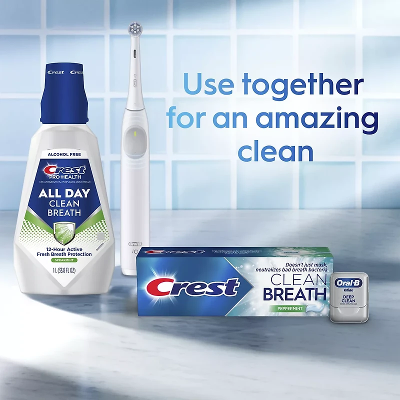 Crest Toothpaste Clean Breath Peppermint, 2.5 oz