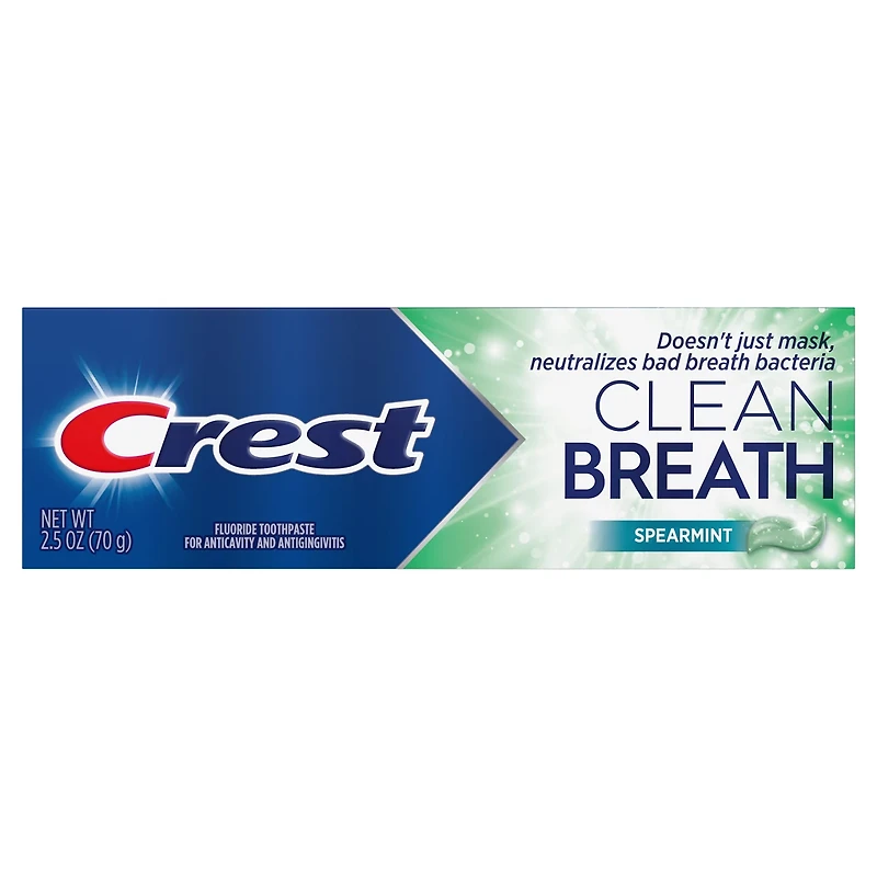 Crest Toothpaste Clean Breath Peppermint, 2.5 oz