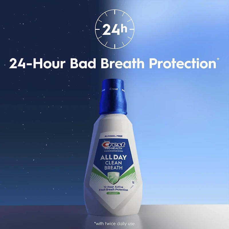 Crest Pro Health Mouthwash, Spearmint, 1 L