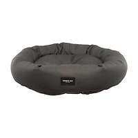 Kenneth Cole Gray Round Dog Bed, 28 in