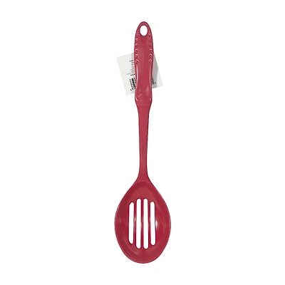 Red Melamine Slotted Spoon