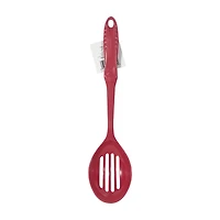 Red Melamine Slotted Spoon