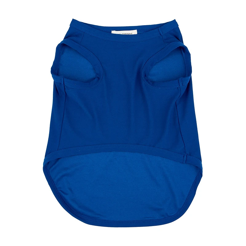 Summer No Comment Pets Collection Navy Blue Dog Tank Top
