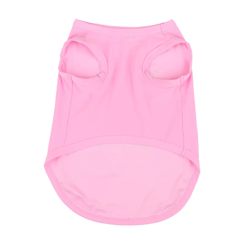 Summer No Comment Pets Collection Pink Dog Tank Top