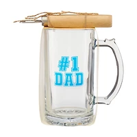 Father's Day Beer Stein and Bottle Opener Set, 16 fl oz, 2 ct