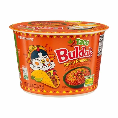 Samyang Taco Buldak Spicy Ramen, 3.7 oz