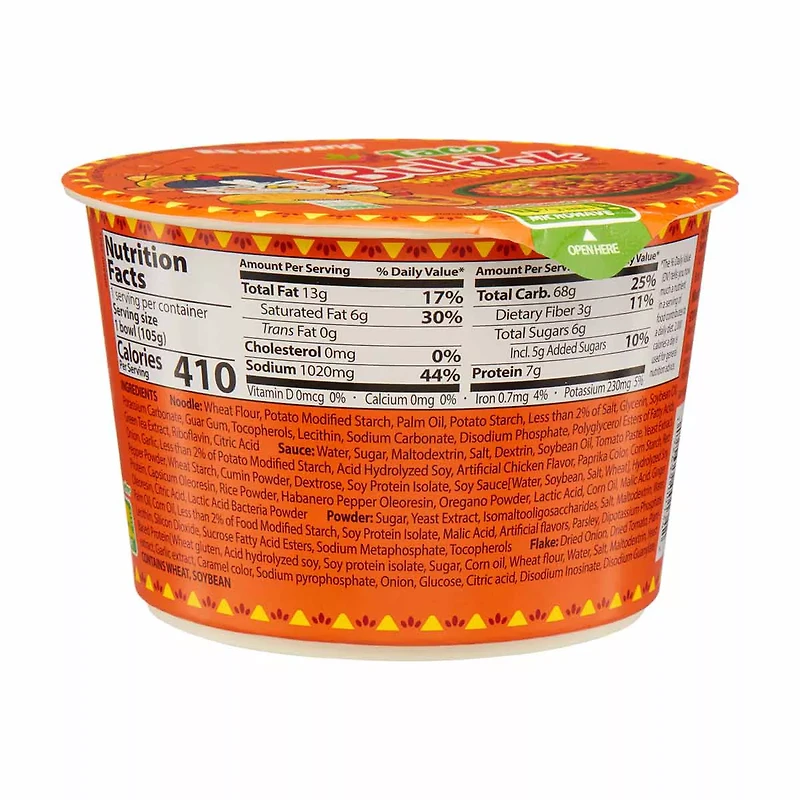 Samyang Taco Buldak Spicy Ramen, 3.7 oz