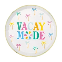 Summer Vacay Plate, 8 in, 8 pk