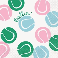 Sporty Summer Tennis Lunch Napkins, 16 ct
