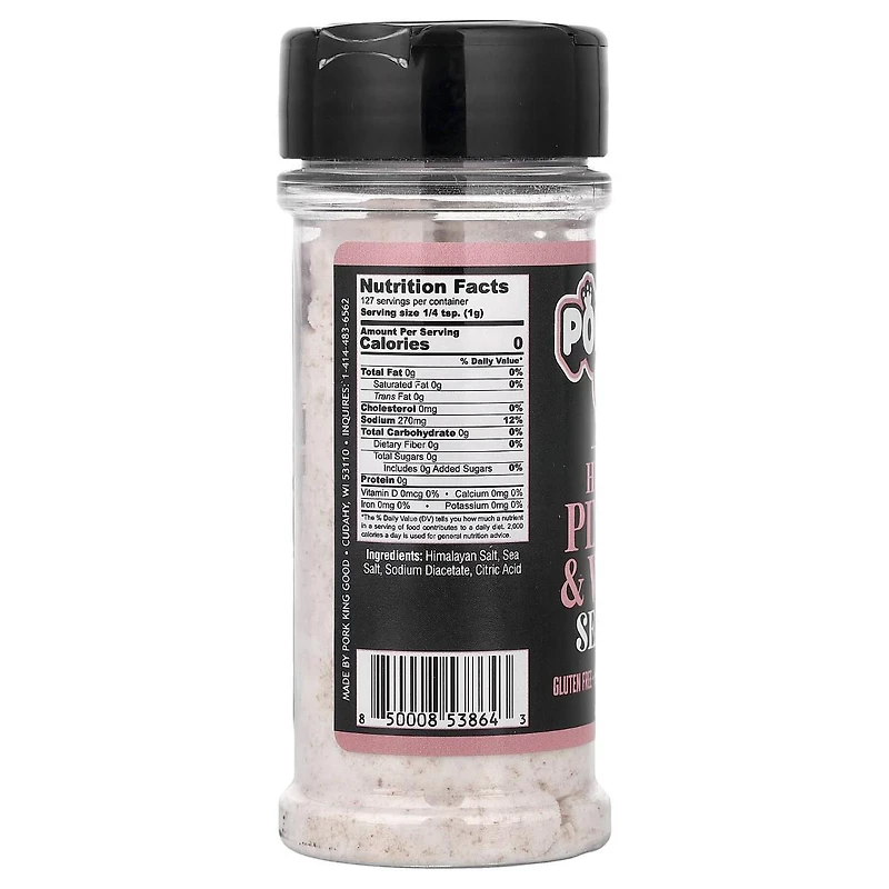 Pork King Good Himalayan Pink Salt & Vinegar Seasoning, 4.25 oz