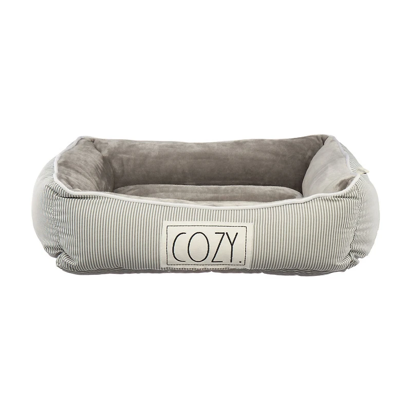 Gray "Cozy" Pet Cuddler Bed, Medium
