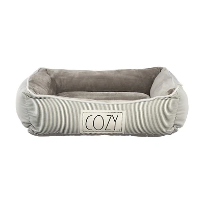 Gray "Cozy" Pet Cuddler Bed, Medium