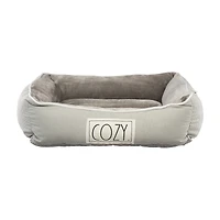 Gray "Cozy" Pet Cuddler Bed, Medium