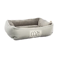Gray "Cozy" Pet Cuddler Bed, Medium