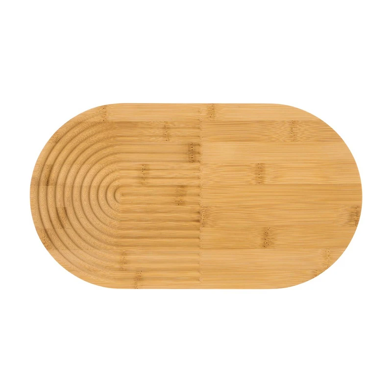 Core Kitchen Bamboo Textured Serving Board, 14 in